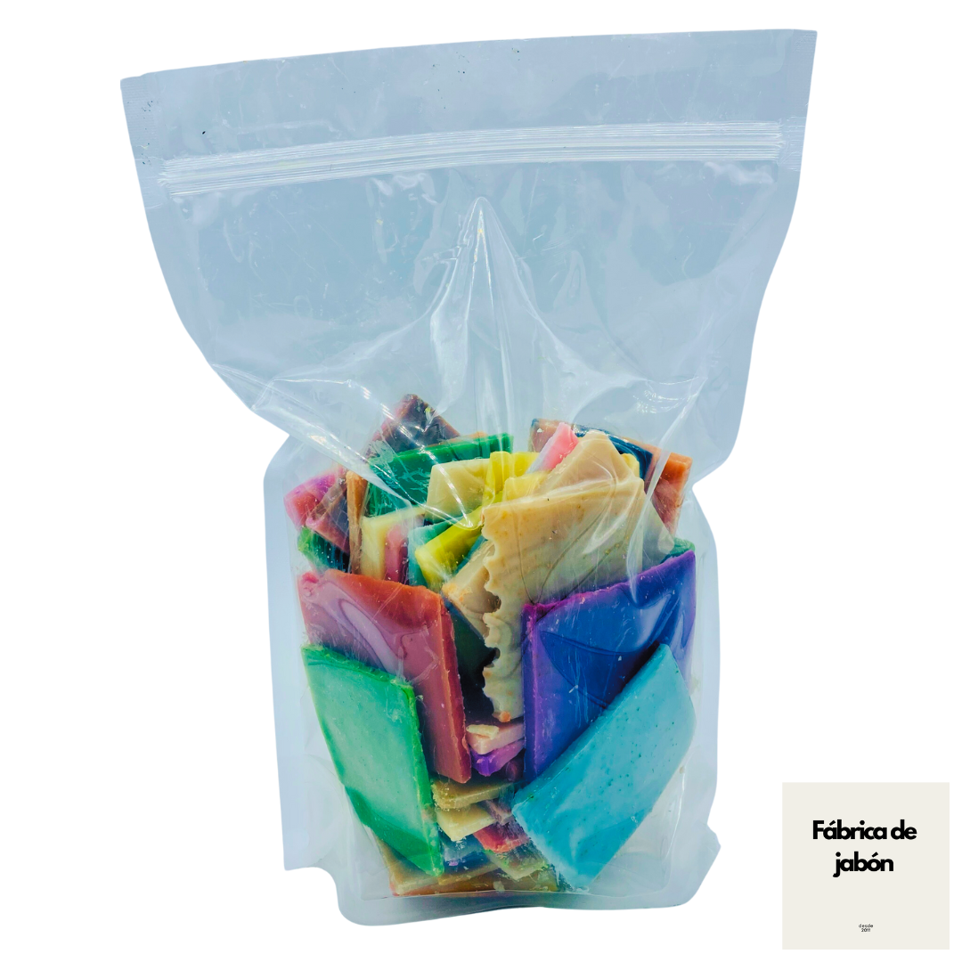 Jabón Sólido Artesanal en Pedazos y Viruta - 1 kg